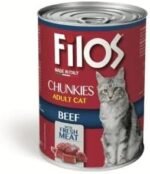 Filos Cat Wet Food Chunkies Beef (400Gm)