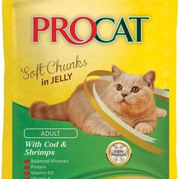 Procat soft chunks in jelly