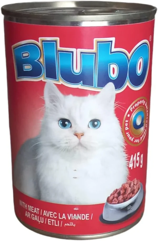 Blubo Wet Cat Food With Meat (415g)