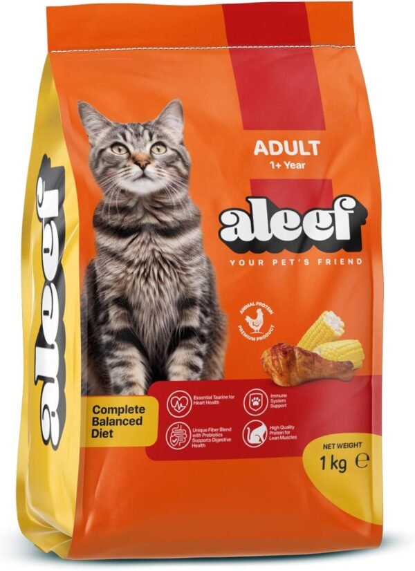 Aleef dry food for Adult Cat (1Kg)