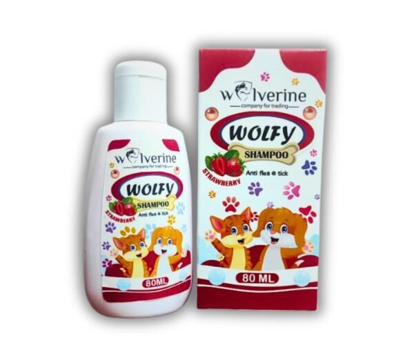 Wolverine Wolfy Anti-Flea & Tick Pet Shampoo (80ml)