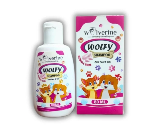 Wolverine Wolfy Anti-Flea & Tick Pet Shampoo (80ml)