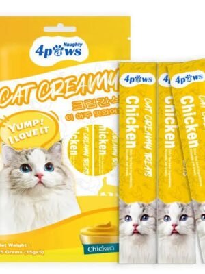 Naughty 4 Paws Cat Creamy Treats
