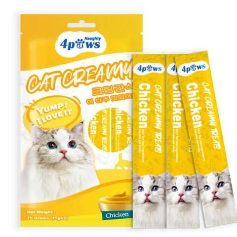 Naughty 4 Paws Cat Creamy Treats