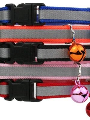 Reflective Cat Collar With Bells