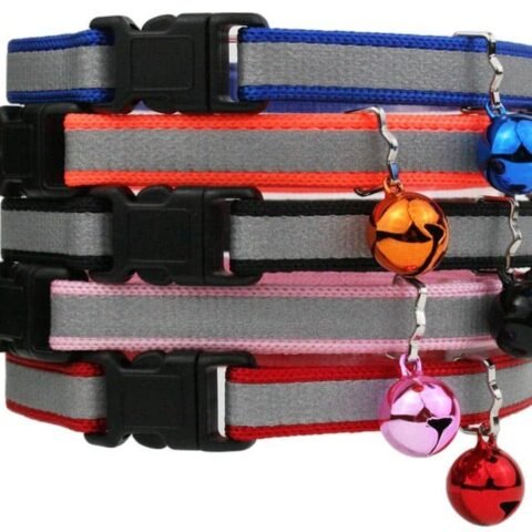Reflective Cat Collar With Bells