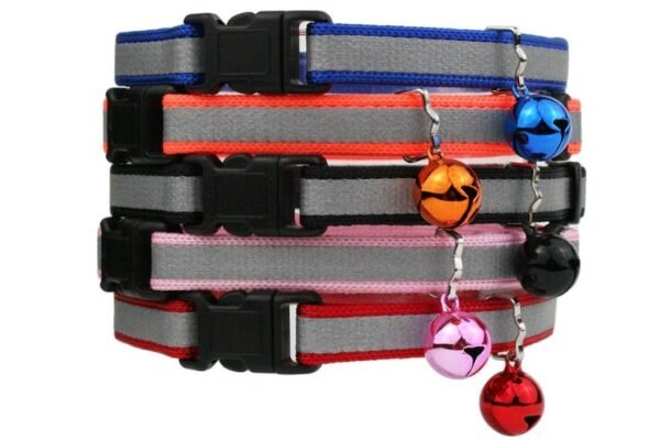 Reflective Cat Collar With Bells